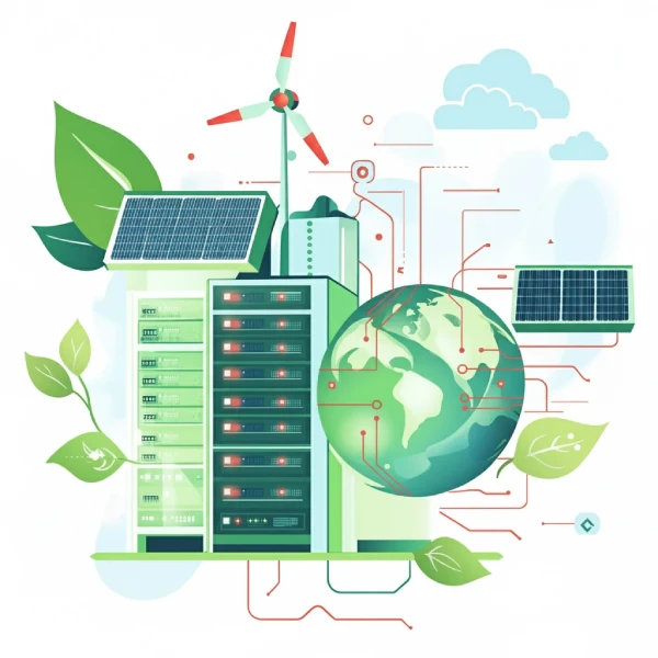 Sustainable hosting with renewable energy