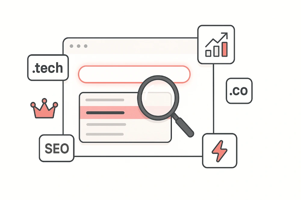 Premium Domains Illustration